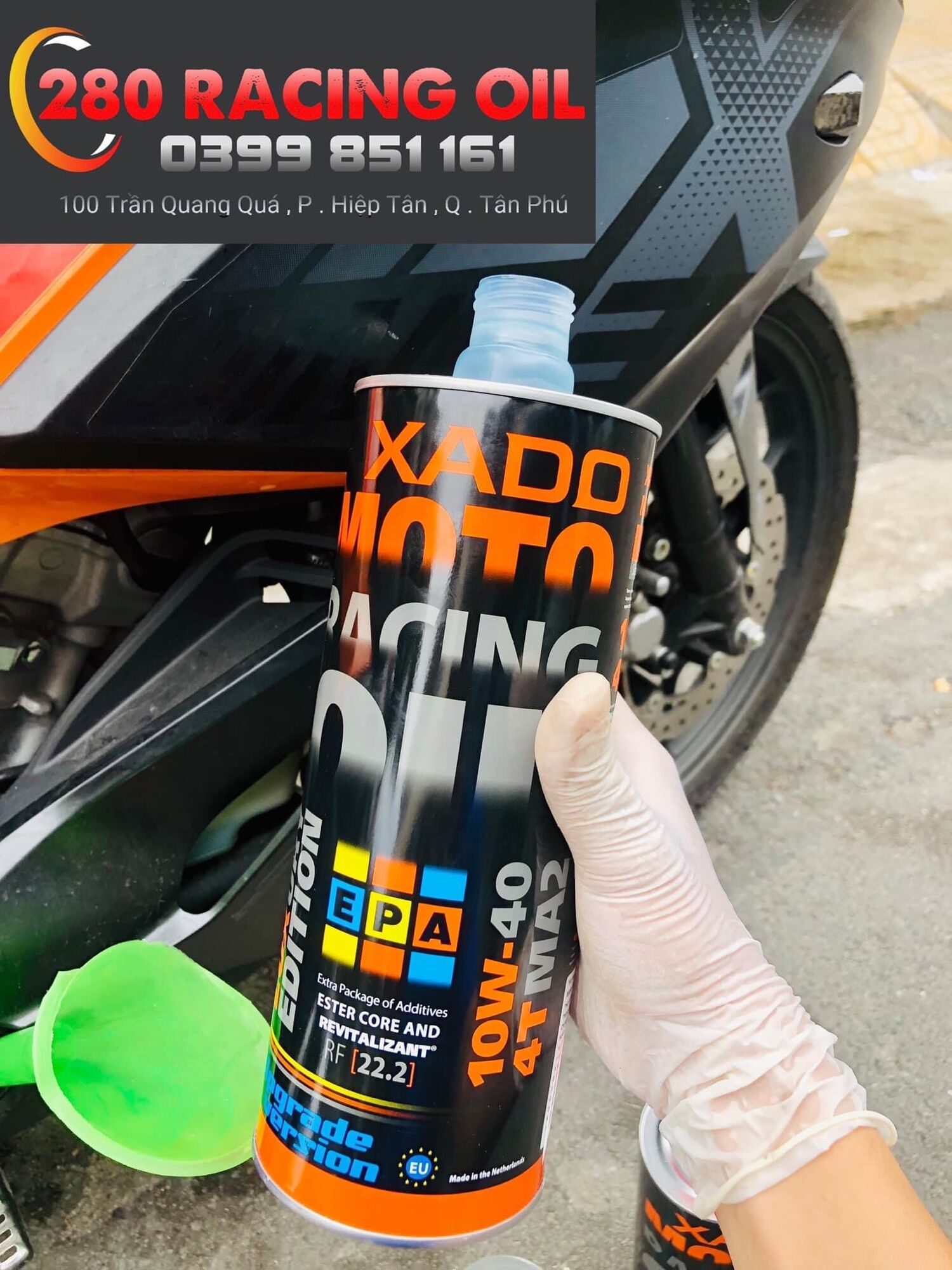 Nhớt XADO racing 10w40 RF22.2