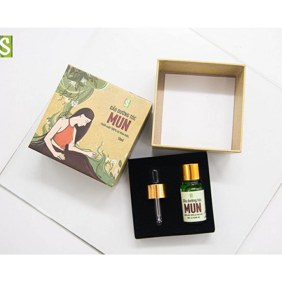 [CHÍNH HÃNG] Dưỡng tóc MUN 10ml HTX Sinh Dược, dưỡng tốc tự nhiên chắc khỏe