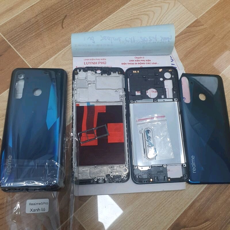Vỏ realme 5 pro có khay sim kính camera