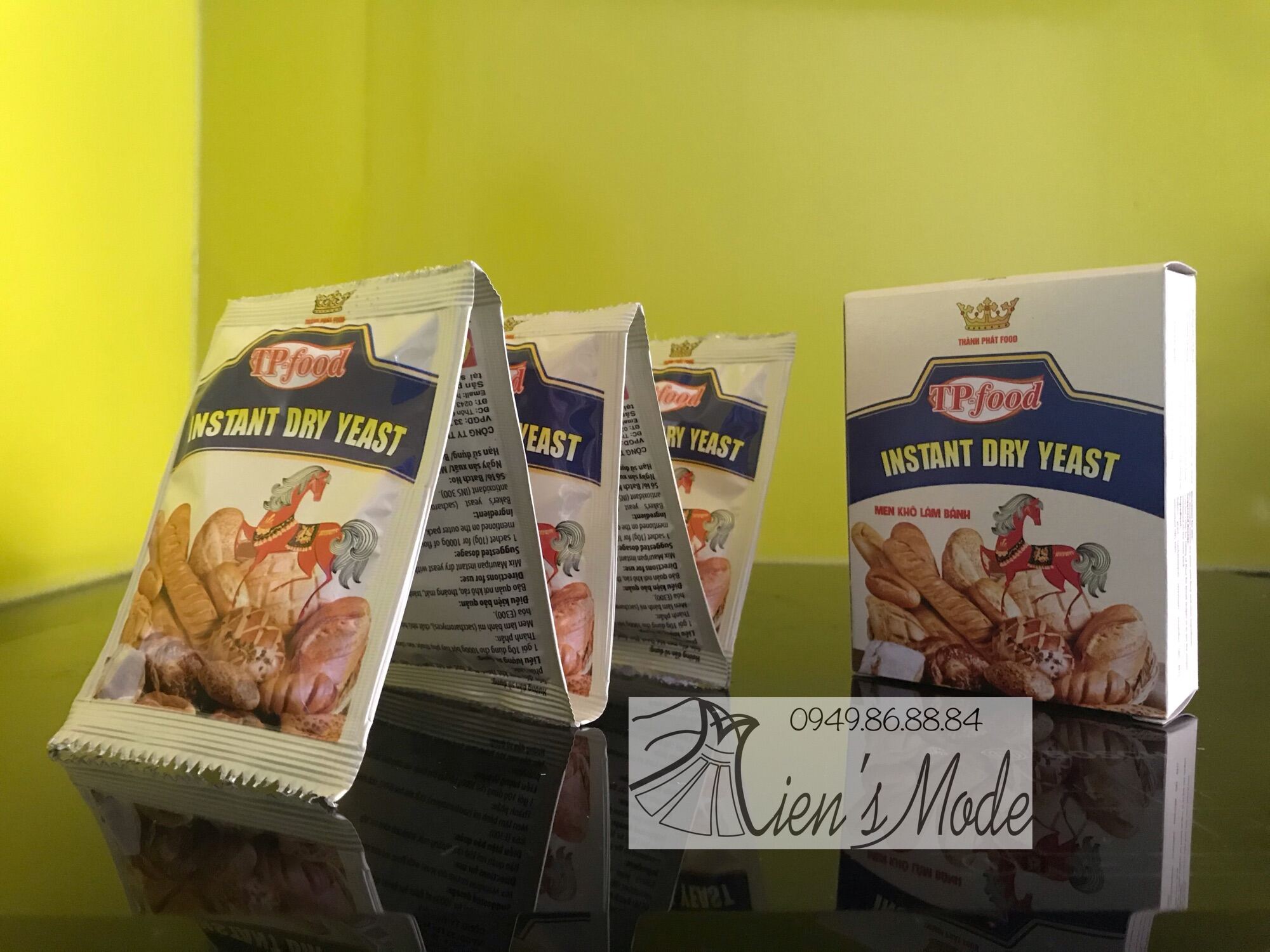 5 gói Bột nở Men nở Instant