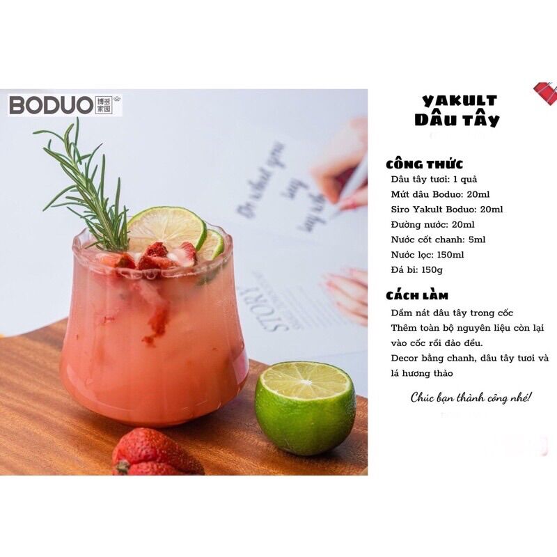 Mứt dâu Boduo hộp 1,3kg