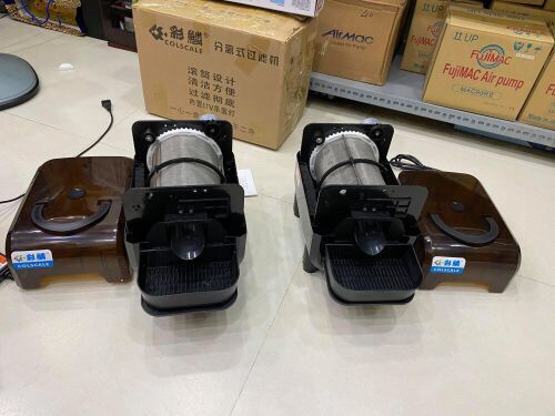 Drum filter mini ver 01 lọc tách phân hồ cá cảnh,hồ koi nhỏ