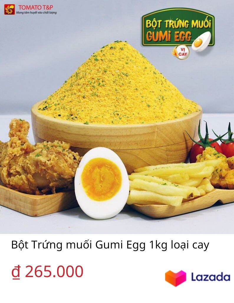 Bột Trứng muối Gumi Egg loại 100gram