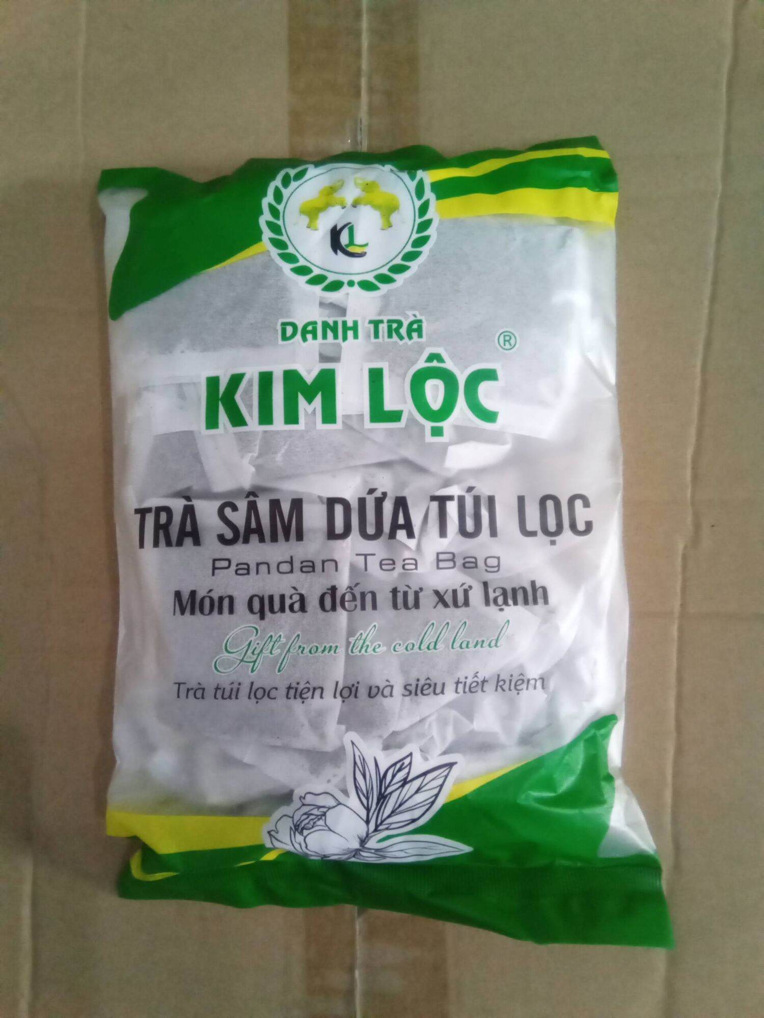 Trà hương sâm dứa túi lọc Kim lộc gói 200g