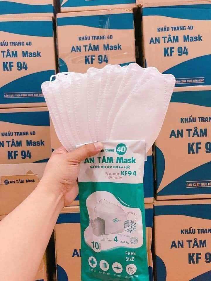 SIÊU RẺ THÙNG 300 CÁI KHẨU TRANG KF94 AN TÂM