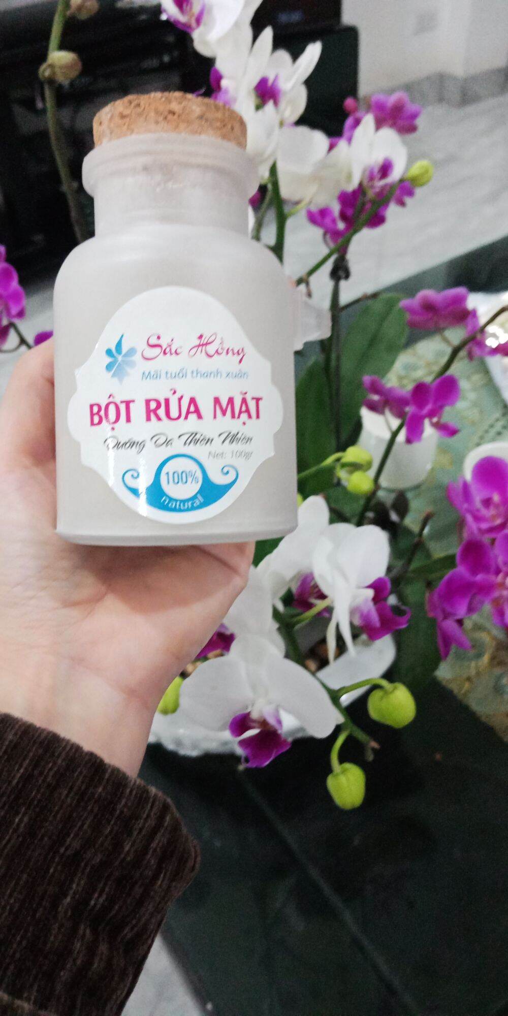 BỘT RỬA MẶT THIÊN NHIÊN SẮC HỒNG