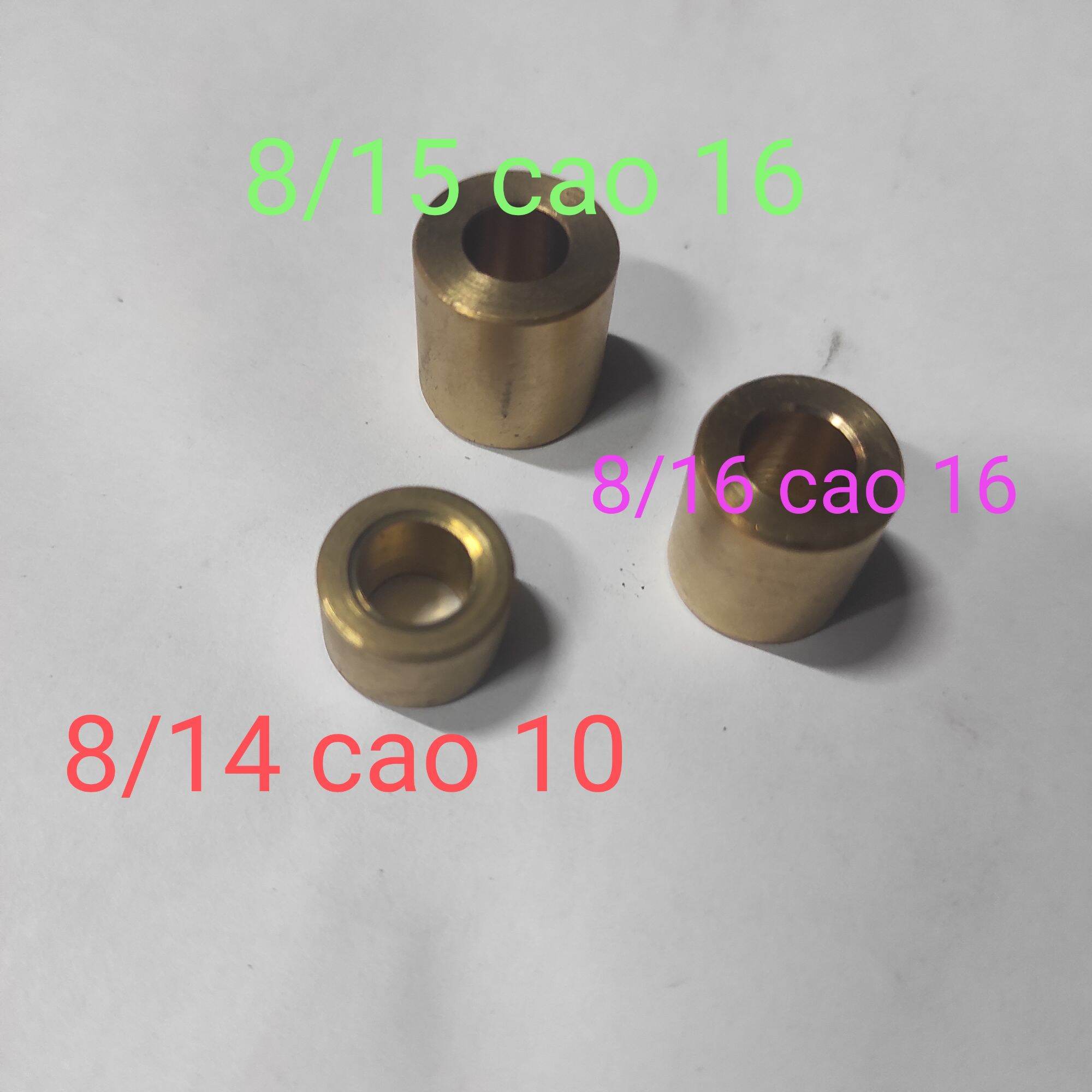Combo 3 loại bạc thau 8-14 . 8-15 . 8-16 thông dụng cho máy quay sinh tố