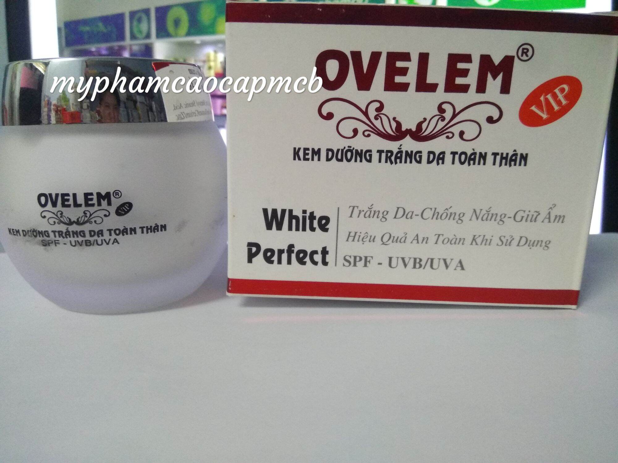 kem body ovelem trắng da cao cấp 120g