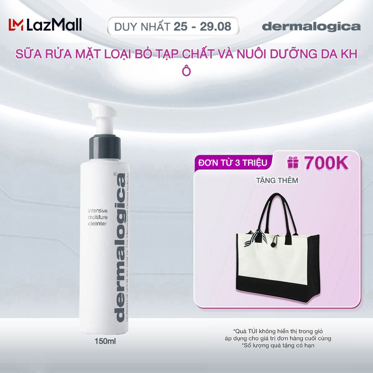 Sữa rửa mặt Dermalogica Intensive Moisture Cleanser 150ml