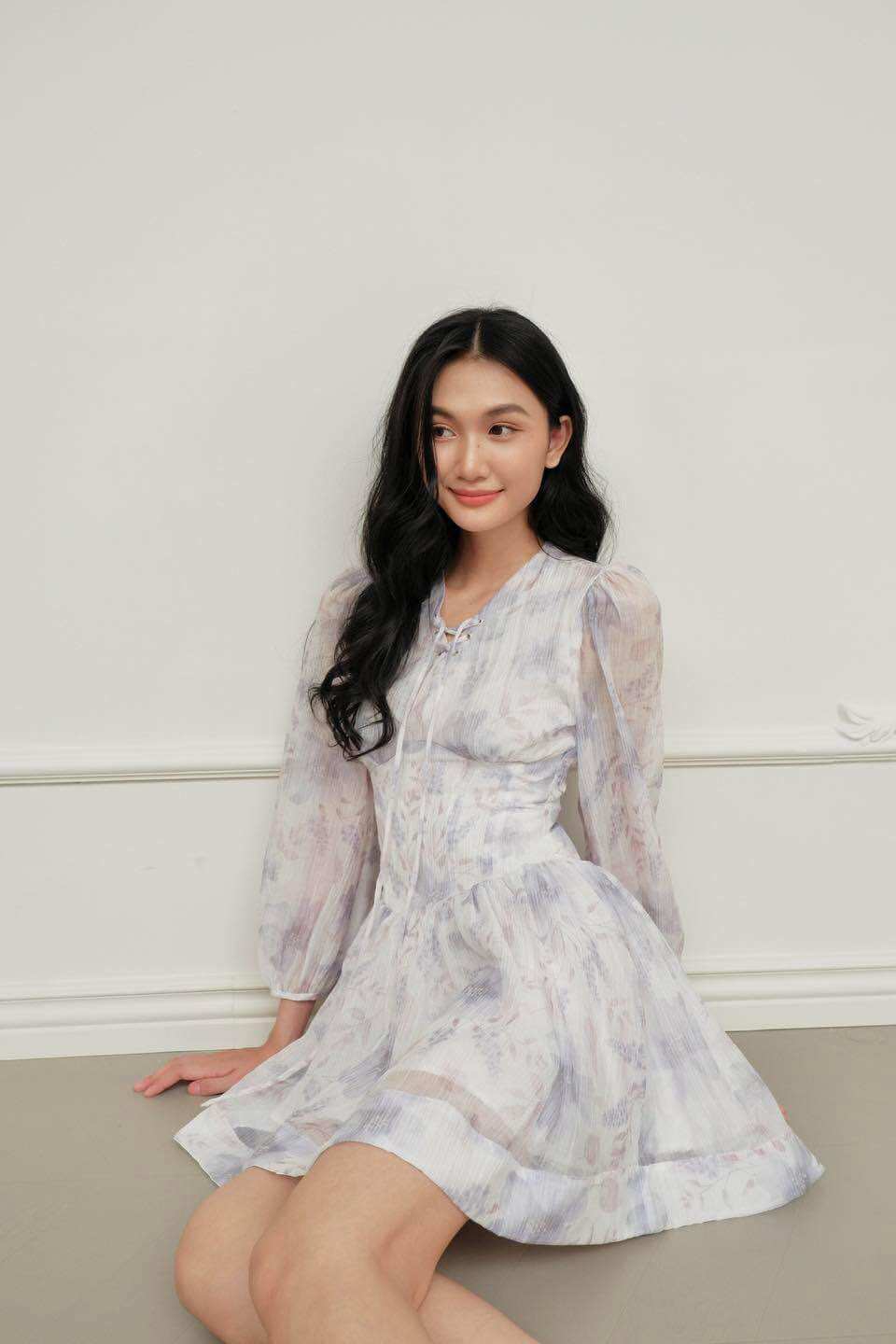 Ceci Cela - Đầm hoa dáng ngắn Essi