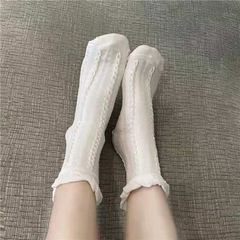 Vớ nữ, tất nữ trắng lolita nhiều mẫu