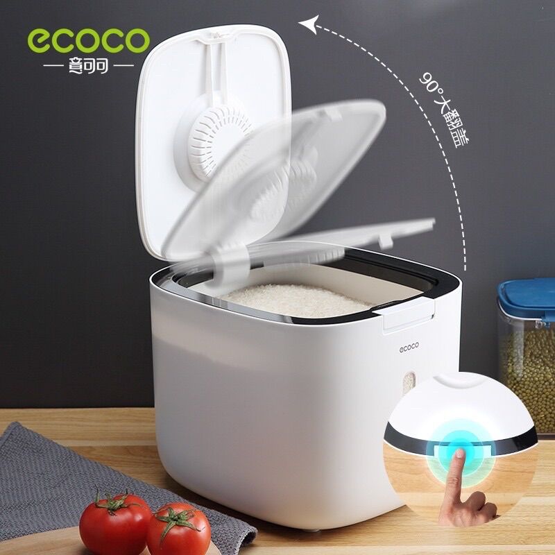Thùng Đựng Gạo Tròn Ecoco 5 Lít - 10 Lít