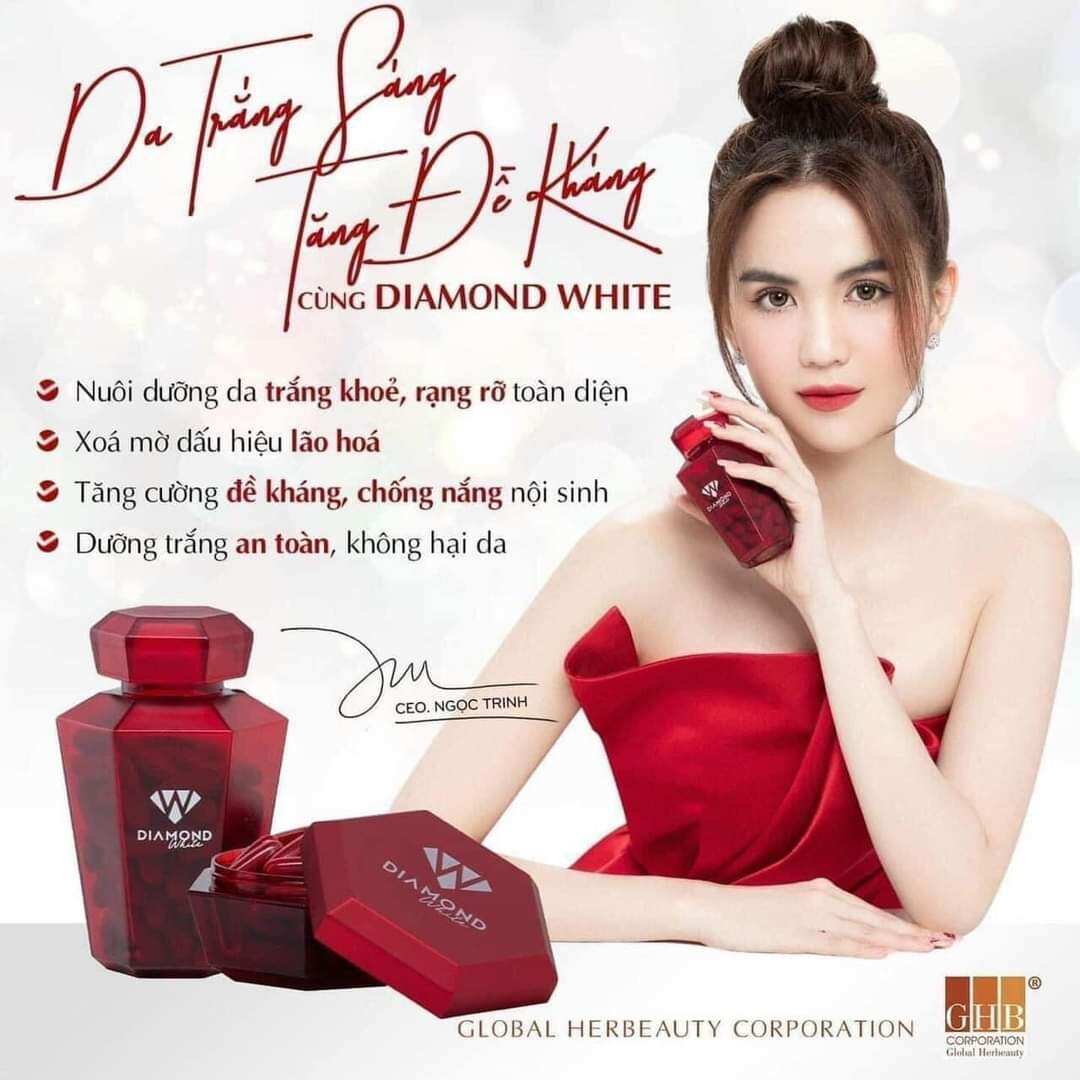 Viên uống trắng da nguyên tem ngọc trinh diamond white chính hãng 100%