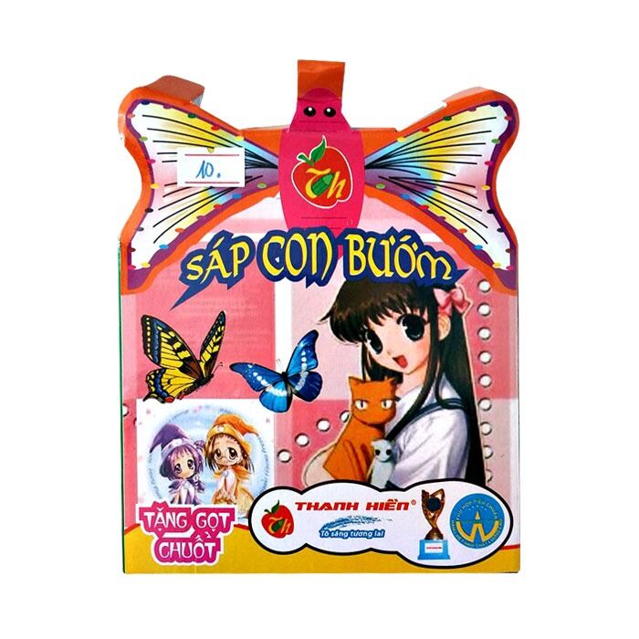 Sáp màu Thanh Hiền -bướm 12 Màu