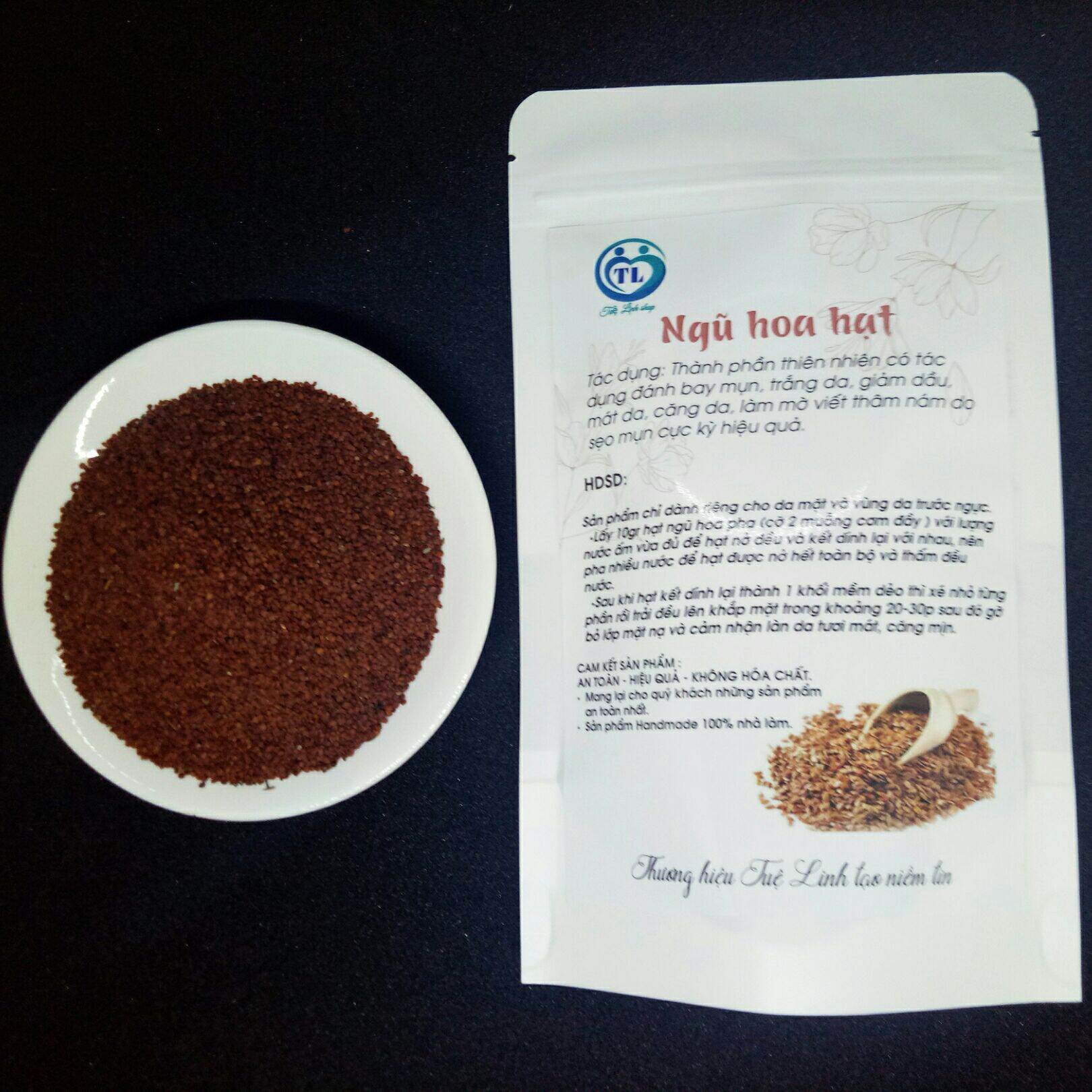 100g Ngũ hoa hạt đắp mặt nạ