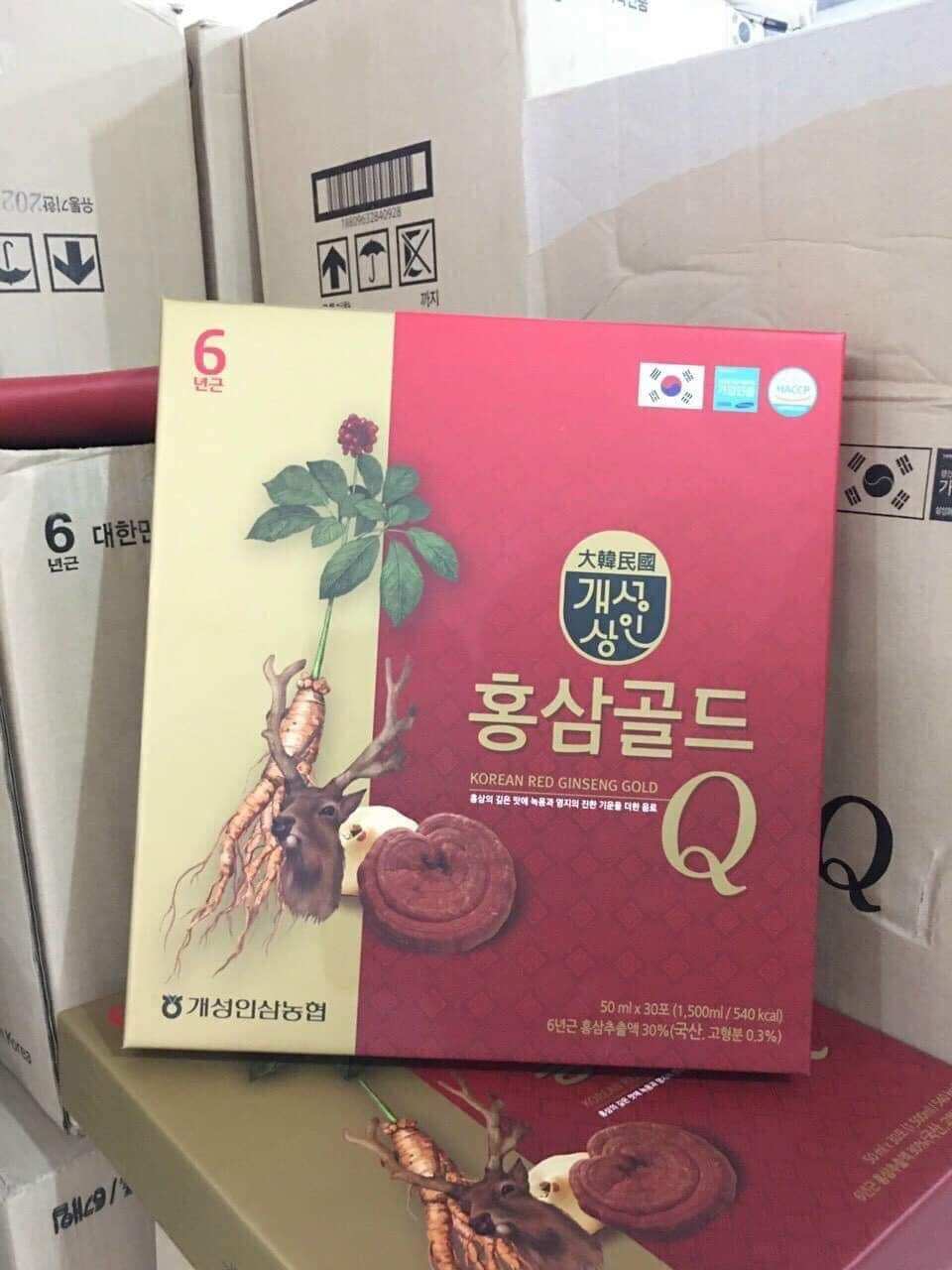 NƯỚC HỒNG SÂM NHUNG HƯƠU LINH CHI HÀN QUỐC