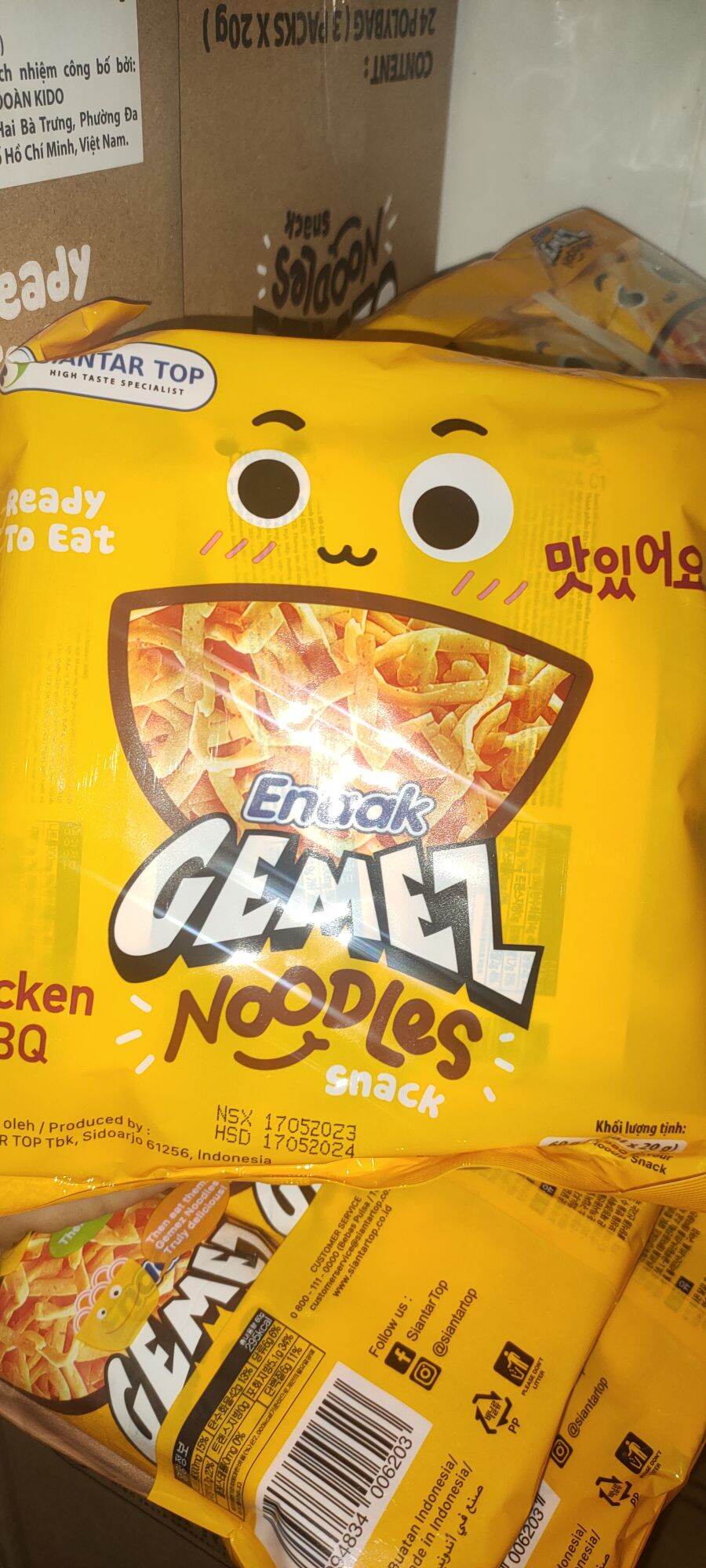 Snack mì hương gà BBQ 60gr