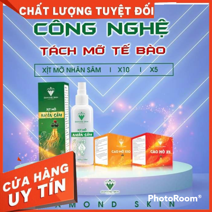 Kem xịt tan mỡ nhân sâm