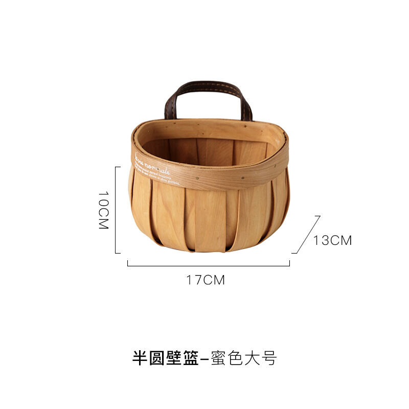 Giỏ đựng tỏi gừng hành tây nhà bếp đan mây dĩ nhiên giỏ đựng đồ giỏ treo nhỏ đầu củ tỏi treo tường giỏ đựng đồ đan