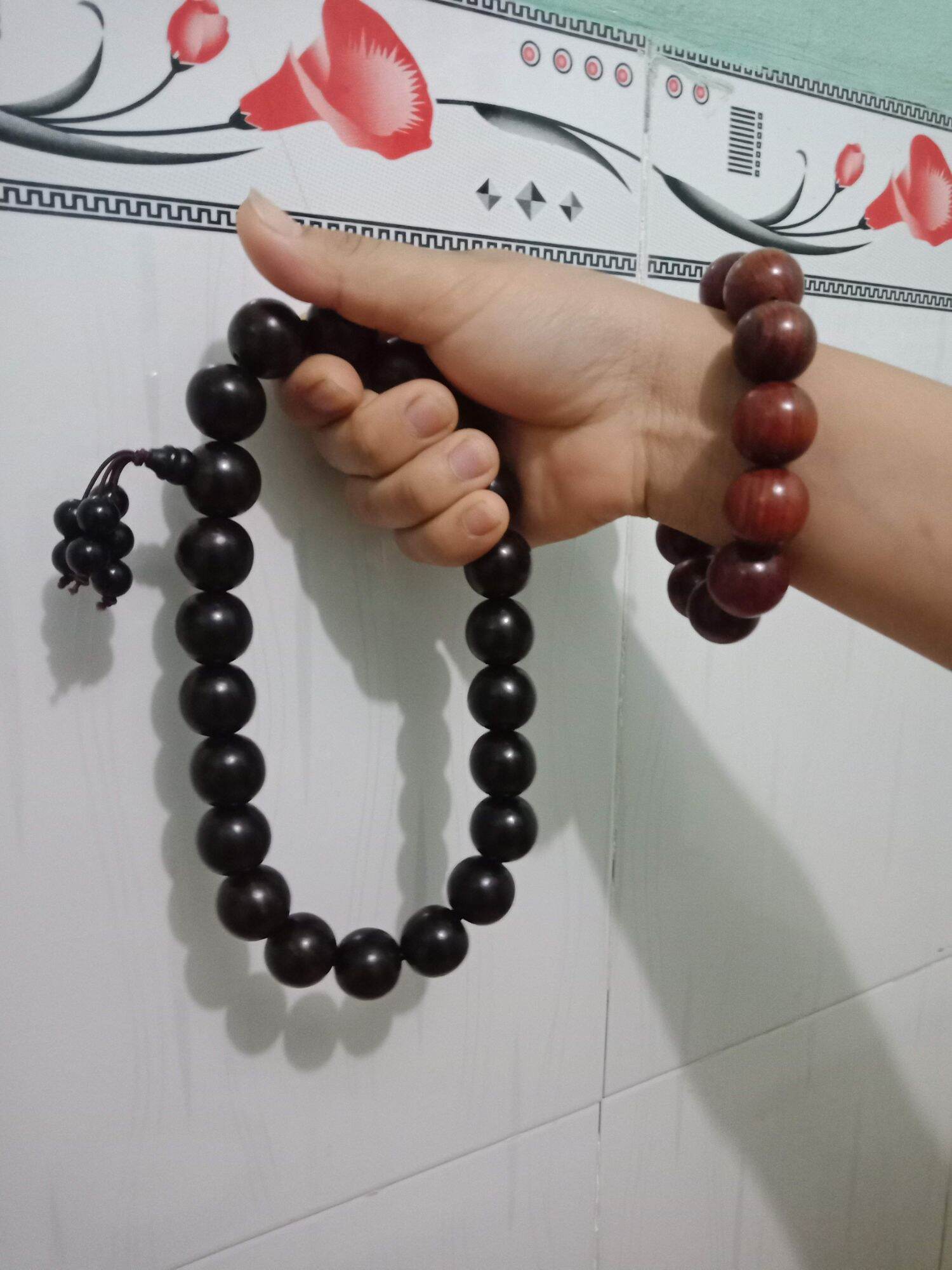 tràng hạt gỗ trắc 20ly. 25ly