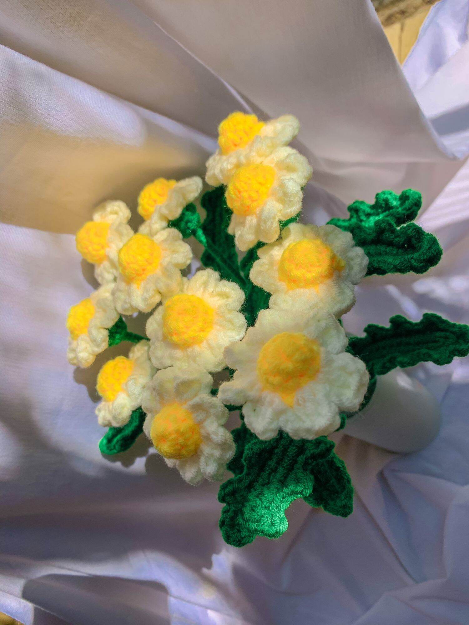 Cúc Họa Mi handmade bằng len - Chrysanthemum Crochet