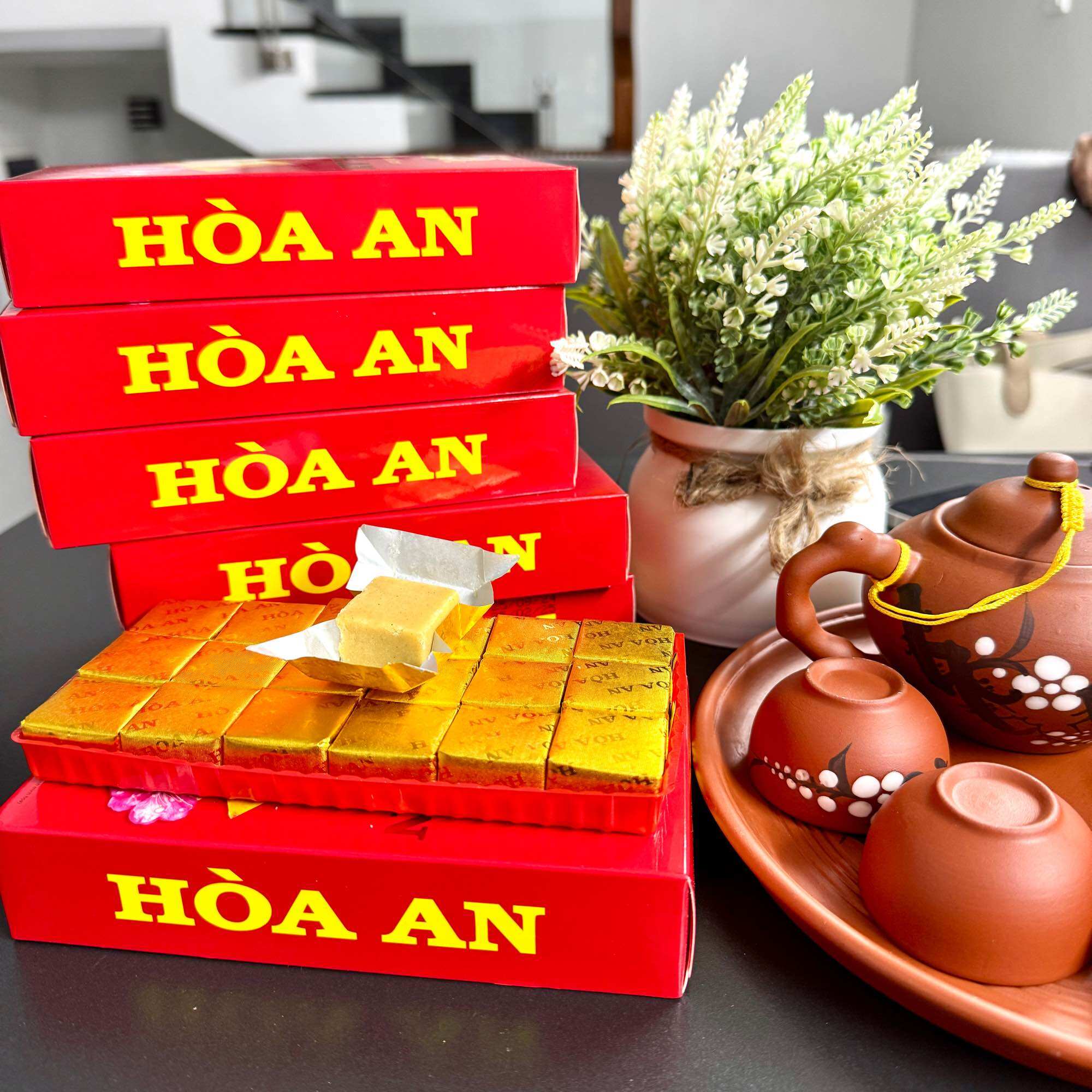 Bánh Đậu Xanh HÒA AN Hộp 200Gr