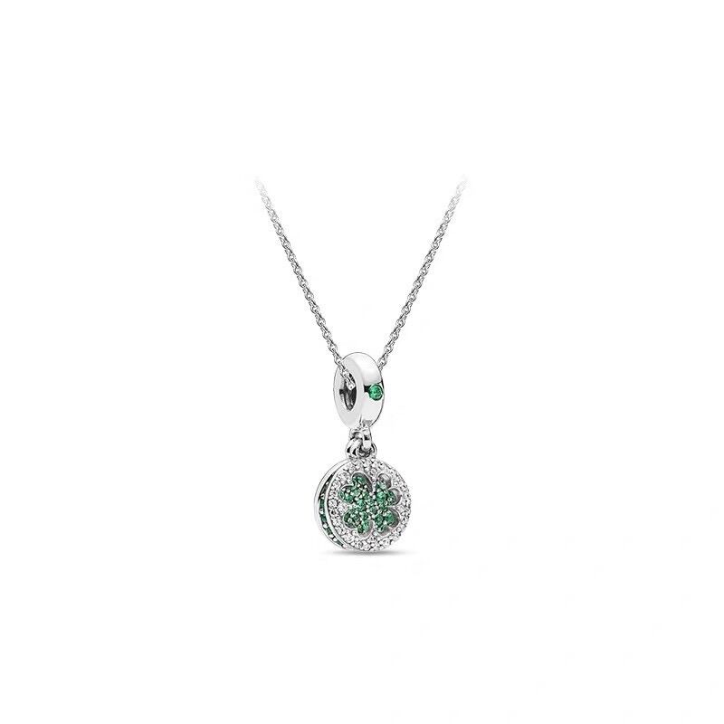 CHARM PAN ALE TREO CỎ 4 LÁ MAY MẮN BẠC S925