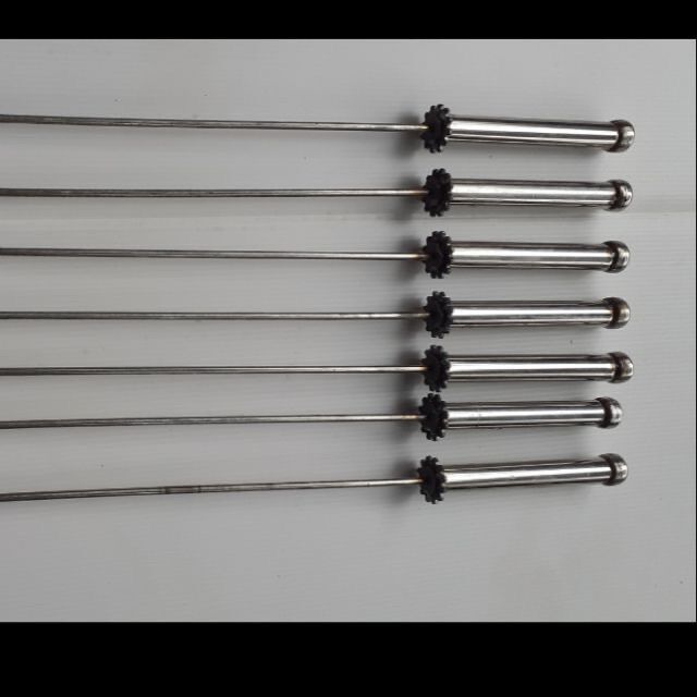 Xiên nướng thịt inox - que xiên nướng thịt