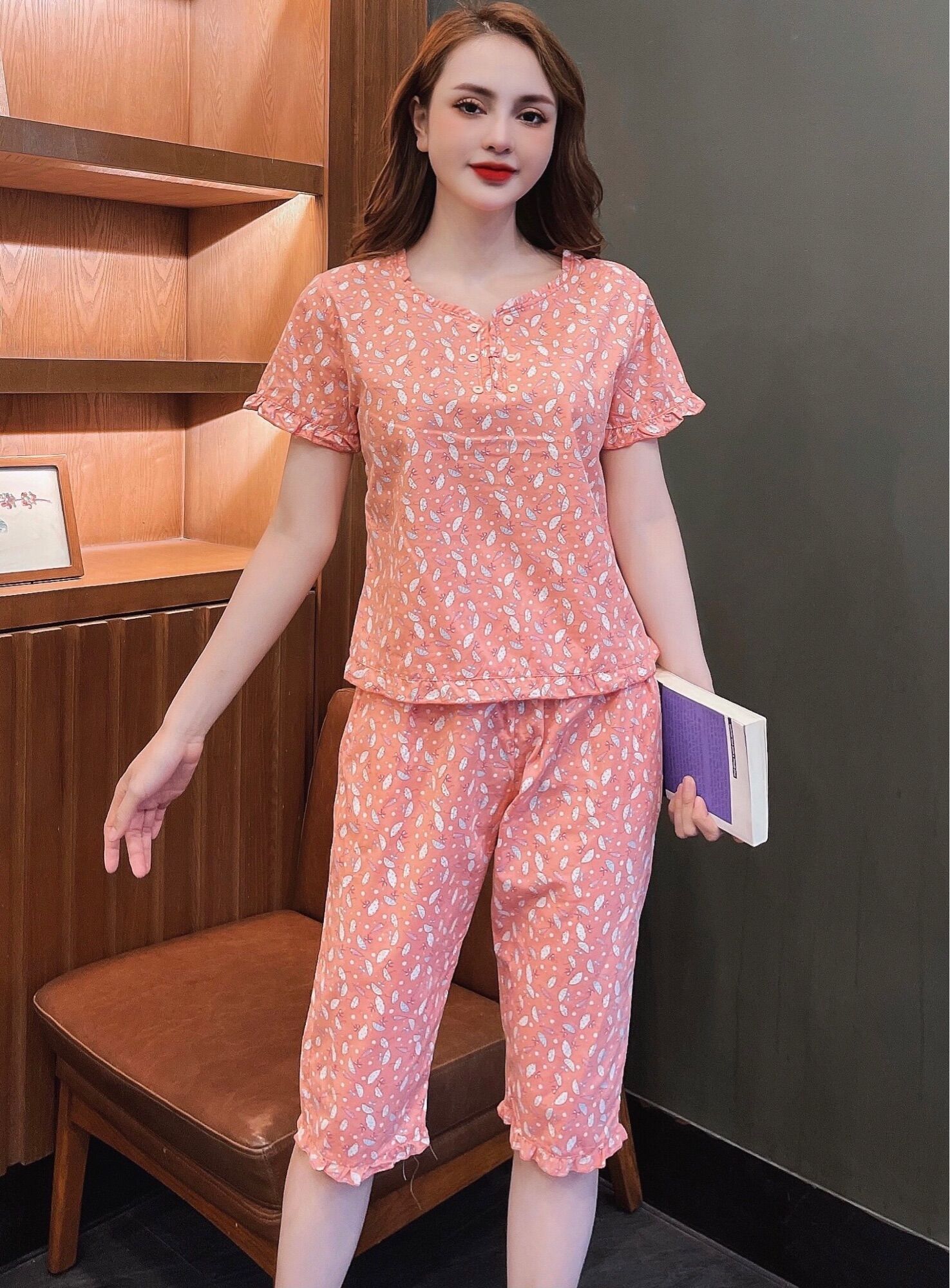 Đồ bộ mặc nhà mẫu lửng đẹp