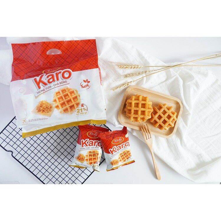 Combo 5gói bánh karo trứng tươi chà bông thơm ngon