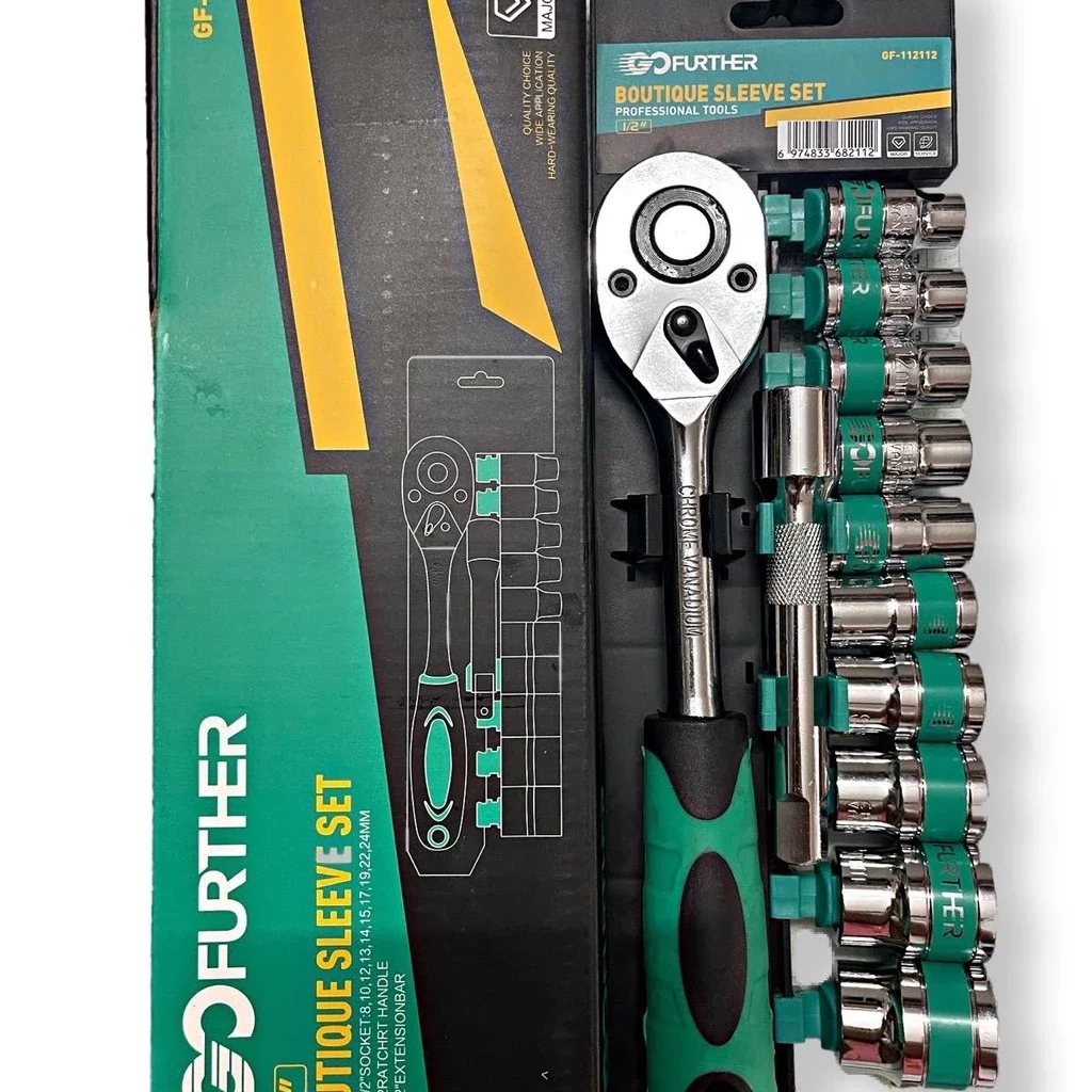 Bộ khẩu 12 chi tiết thép cứng crv cao cấp