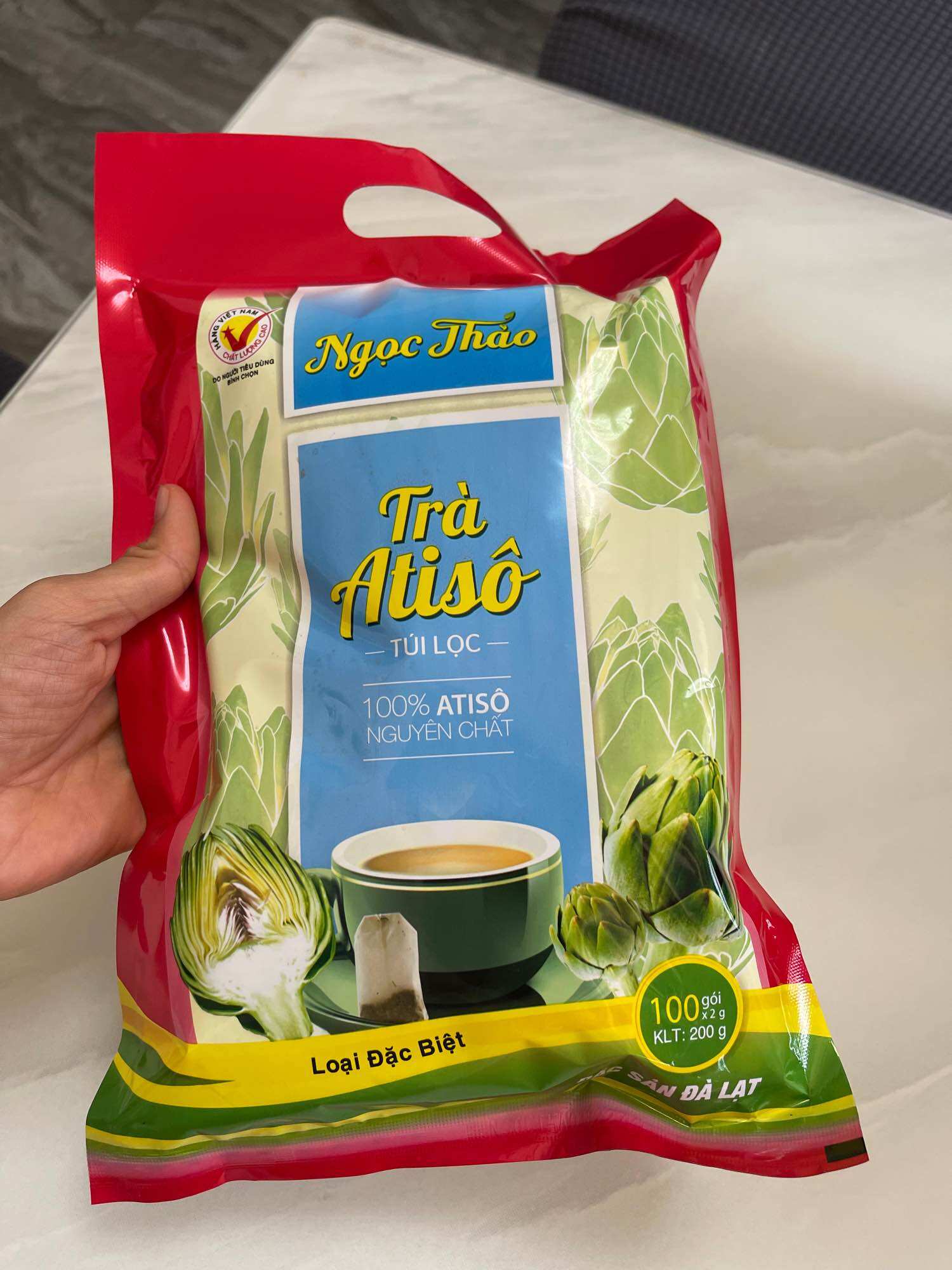 Trà Atiso Đặc Biệt Ngọc Thảo 100 Túi Lọc