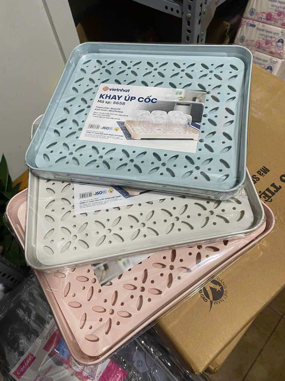 Khay úp cốc hoạ tiết VN