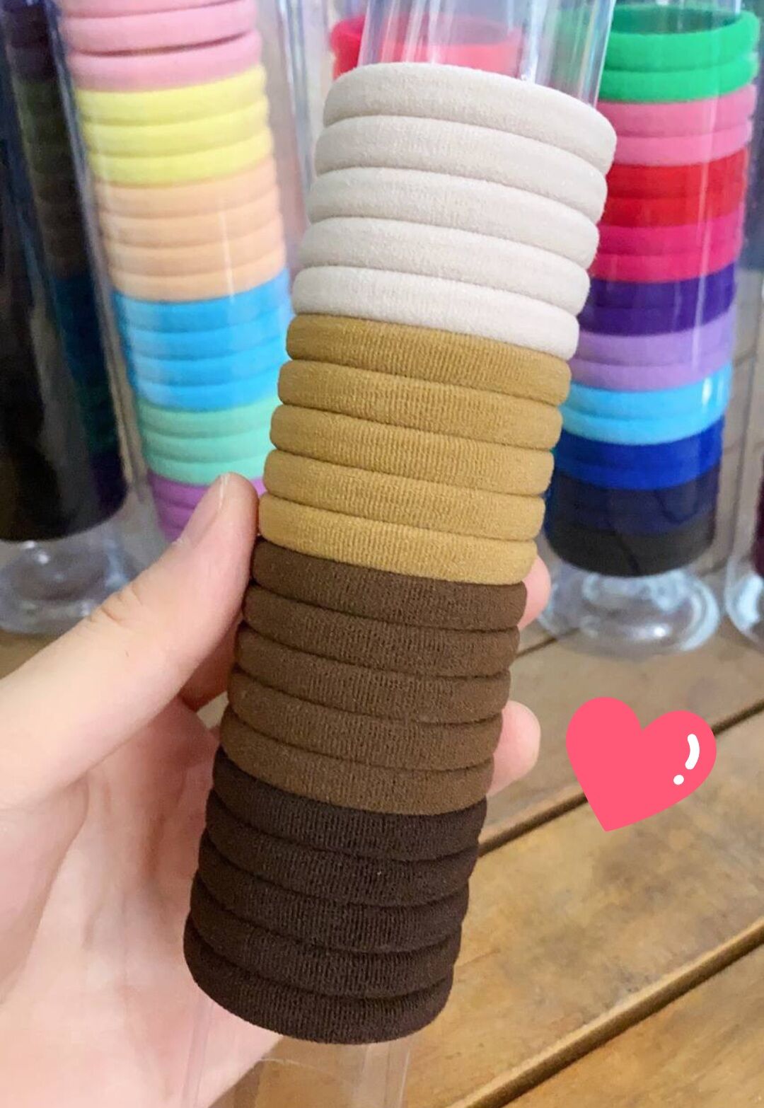 Set 20 Thun Cột Tóc Phong Cách Hàn Quốc