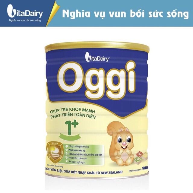 Sữa bột OGGI 1+ 900g (Date mới)