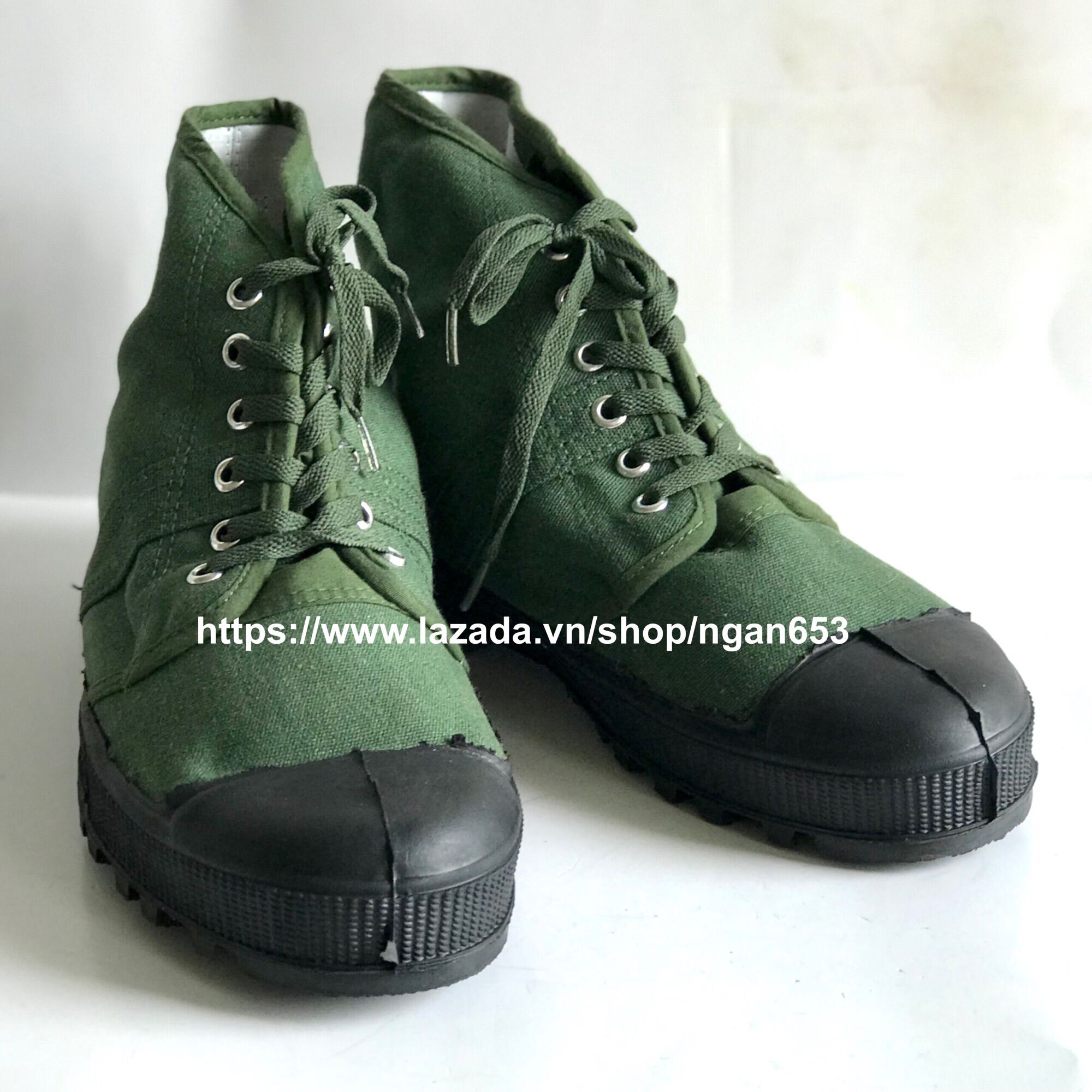 Giày Vải Bảo Hộ Lao Động - Giày Vải Cao Cổ - ASECO32