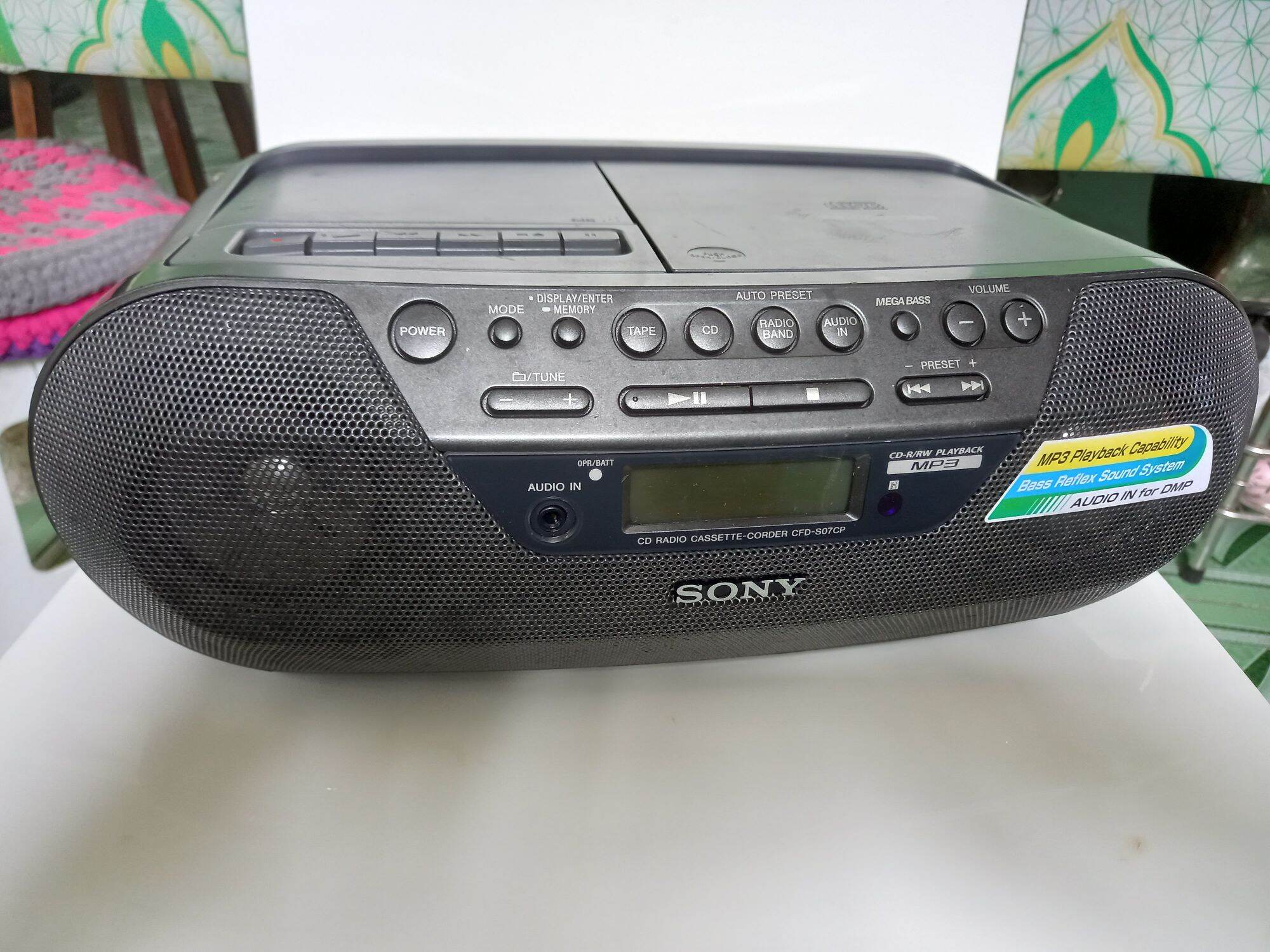 Radio Cassette CD Sony CFD-S07CP