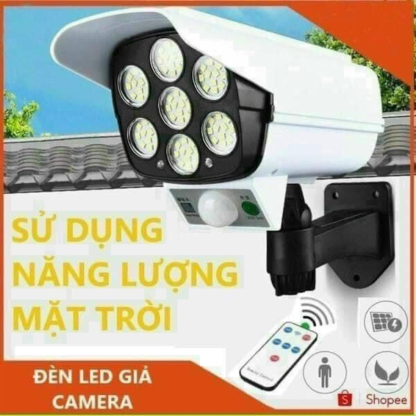 ĐÈN PHA NĂNG LƯỢNG MẶT TRỜI GIẢ CAMERA
