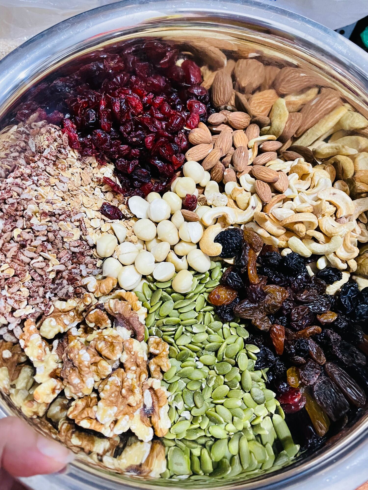 500g granola siêu hạt loại đặc biệt (có nhân mắc ca - cam kết ngon ko hôi dầu)