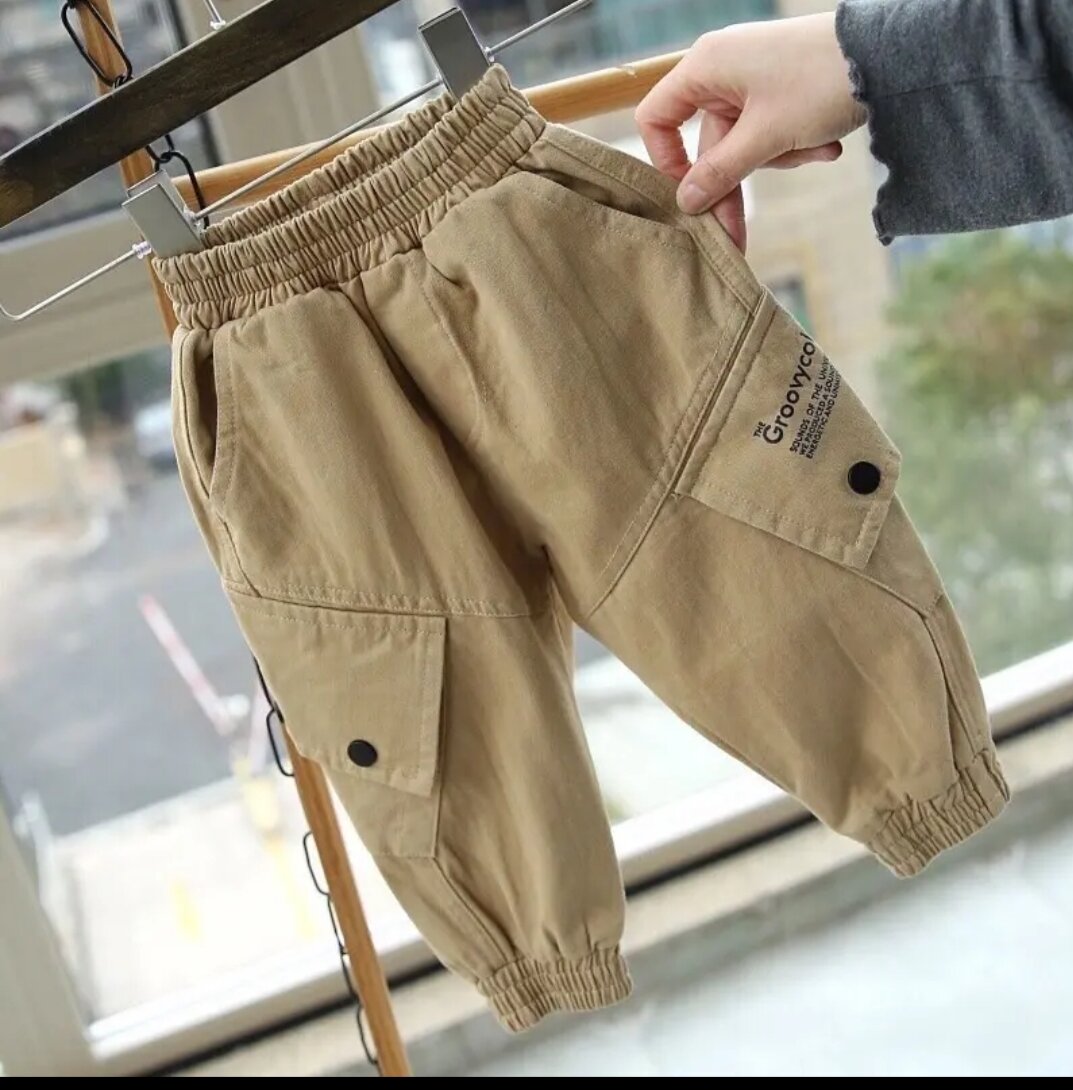 Quần kaki túi hộp lệch cho bé (8-30kg)