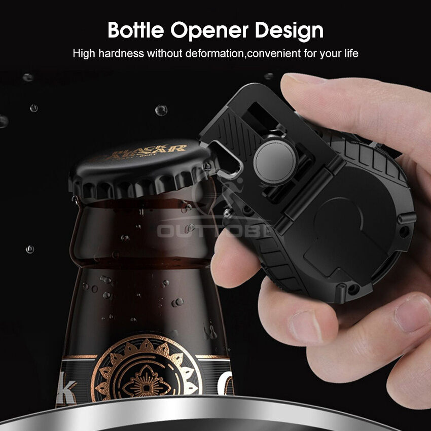 Outtobe Mini Light Portable Cap Light Induction Headlight Multi-Function Lamp Waterproof Work keychain Light USB Rechargeable Flashlight Emergency Lamp for Outdoor Camping Cycling