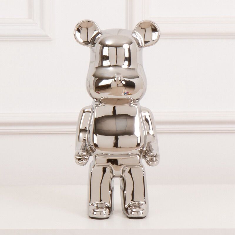 Tượng bearbrick cao cấp, mô hình bearbrick trang trí phòng khách - shin store