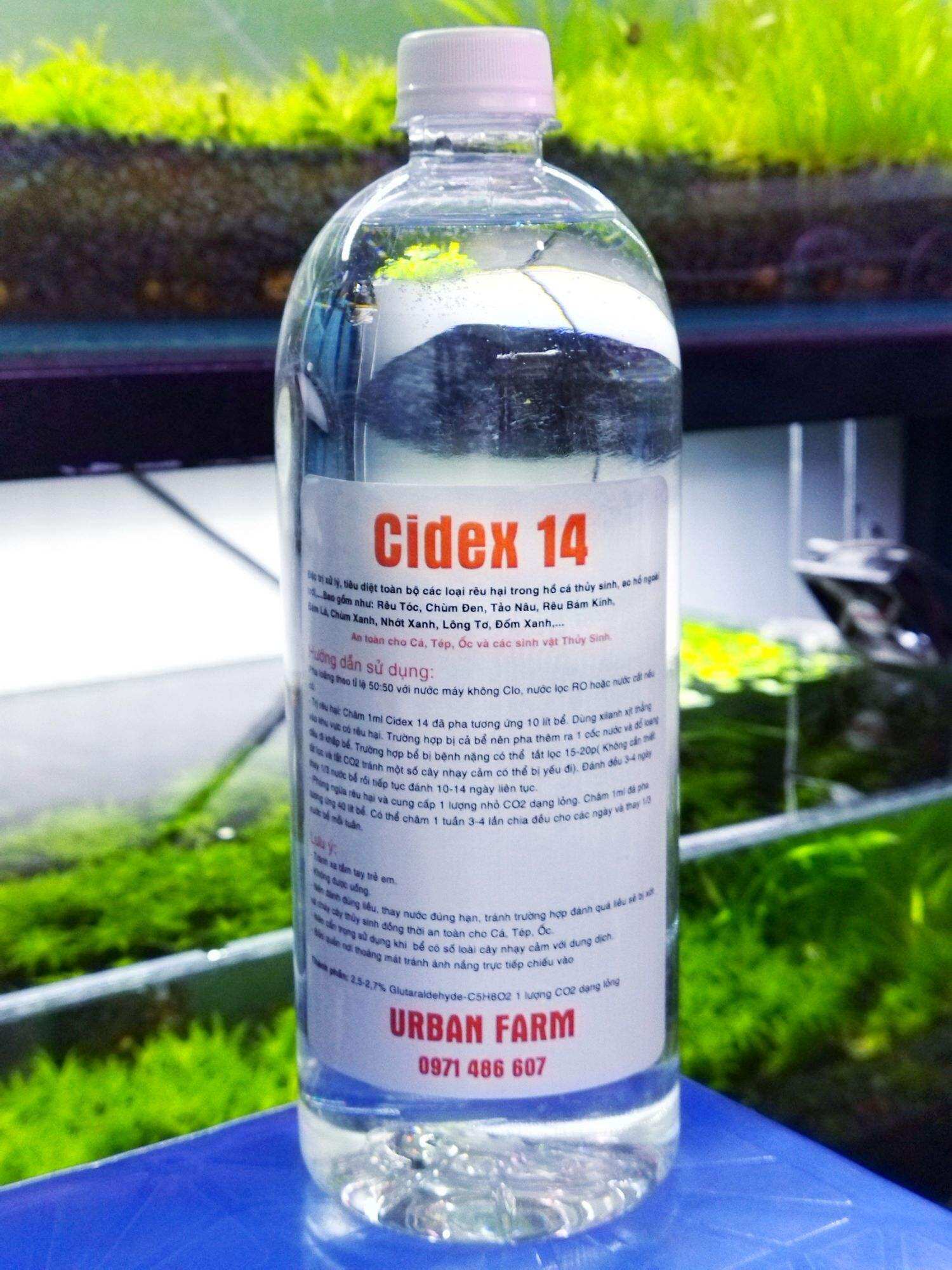 Cidex 14 Nguyên chất 500ml - Dung dịch Phòng và Diệt rêu hại cho bể Thuỷ Sinh