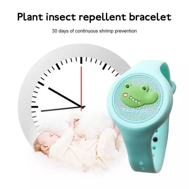 Đồng hồ tinh dầu đuổi muổi có đèn led cho bé