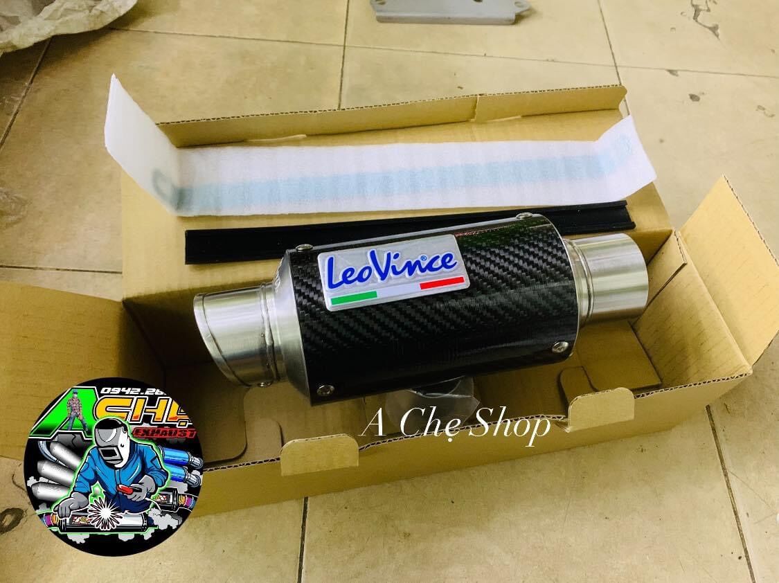 Lon leovince hàng loại 1 ngắn carbon tiêu inox và phụ kiện pát lò xo