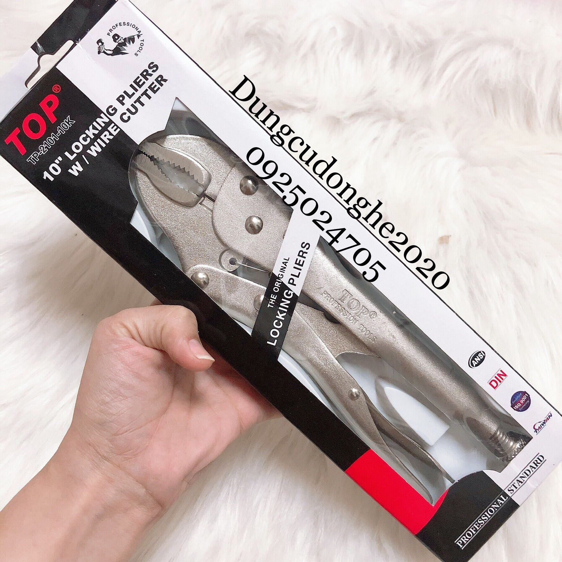 Kìm bấm chết top 10" 250mm tp-2101-10k hàng chính hãng