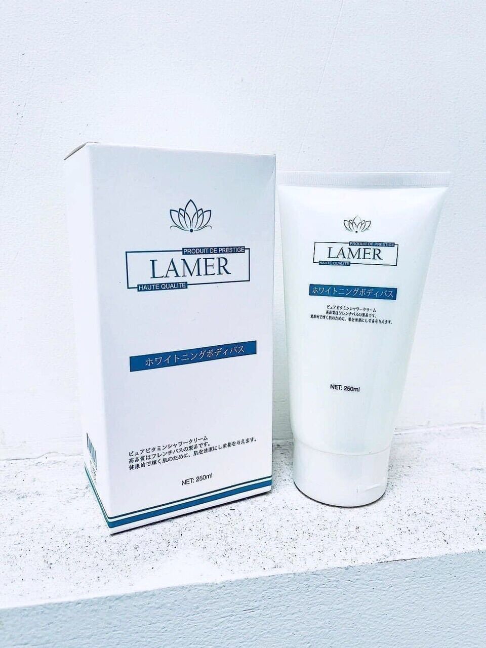 Combo 2 hộp tinh chất trắng da lamer bị móp sale lỗ