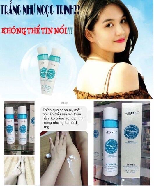 Kích trắng whitebody HQ mẫu truyền thống