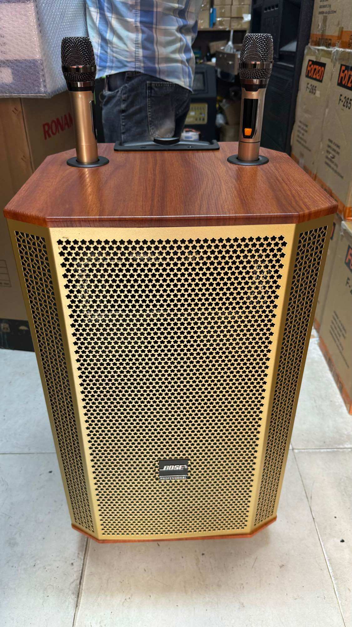 MIỄN PHÍ VẬN CHUYỂN Loa kéo bluetooth BOSE 1522 , 1520- Loa 4 tấc gỗ cực hot