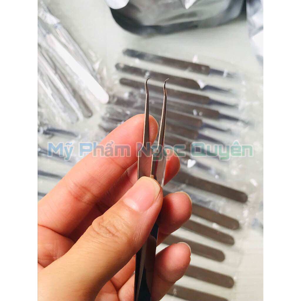 Nhíp gắp mụn đầu cong -nhíp lấy mụn spa đa năng